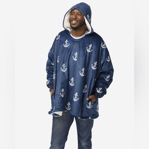 Mini Anchors Sherpa Reversible Hoodeez